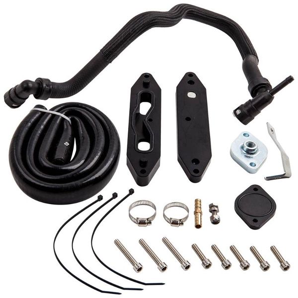 

set powerstroke diesel egr delete kit w/coolant bypass +line fit 15-16 6.7l for black manifold & parts