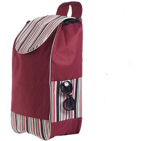 

storage bags double layers shopping cart for trolley car bag waterproof 1pc