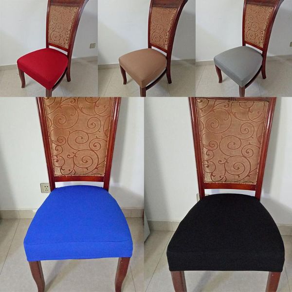 

removable stretchable dining chair cover for standard home chair, with buckle sturdy lock, machine washable, easy clean covers