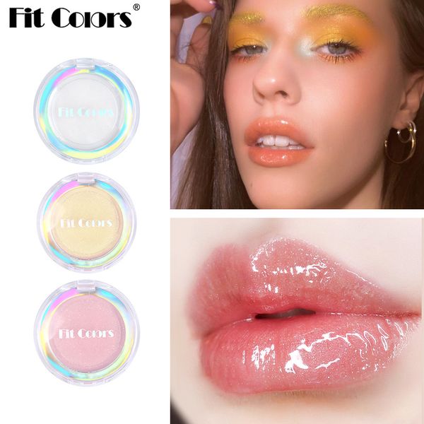 Fit Colors 3 Cor Mel Fresco Jelly Lips Filme Transparente Fina Fina Temperatura Controlada Descoloração Hidratante Lip Cuidados Máscara