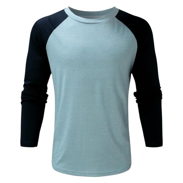 

men's t-shirts 2021 autumn long sleeve t-shirt slim casual fashion o neck pullover daily sports oversized t shirt men camisetas, White;black