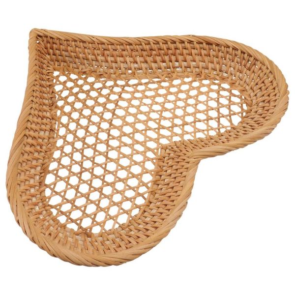 

storage baskets 1pc fruit basket rattan woven craft dessert food bread