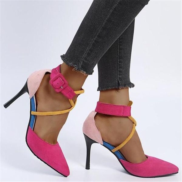 

large size stiletto heel shoes women's sandals summer fashion platform women casual bottom womens slides slippers, Black