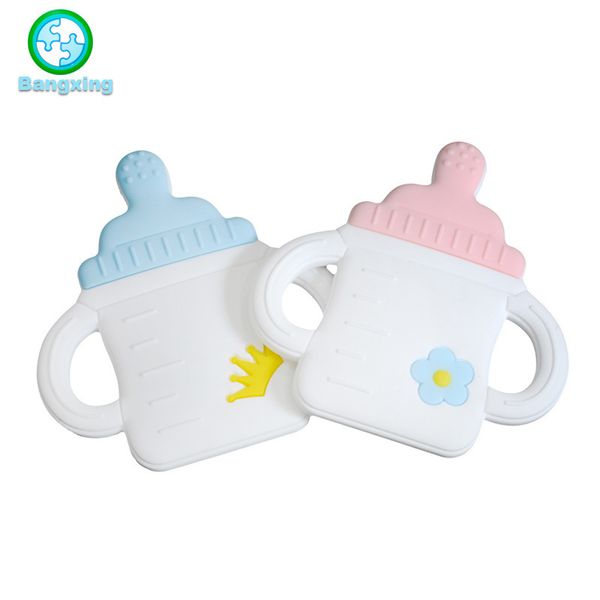 

new milk bottle mother product silicone gum baby molar pacifier pendant