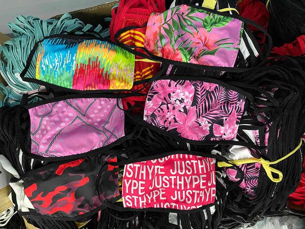 

factory outlet s cloth full print cotton dustproof pattern face mask dl5p