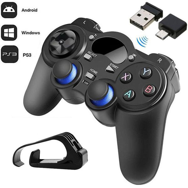 Joystick per controller di gioco Android wireless USB 2.4G con convertitore OTG per PS3/Smart Phone per Tablet PC Smart TV Box