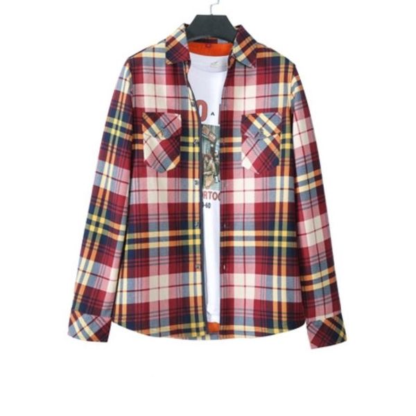 

women's blouses & shirts plus size velvet warm plaid female long sleeve -4xl pockets check blouse blusas femininas chemise femme, White