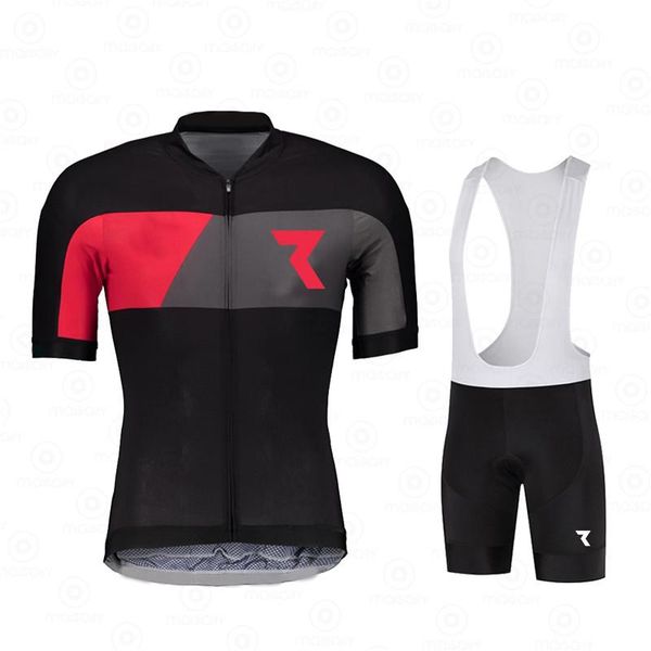 

racing sets 2021 ryzon pro cycling team short sleeve men's bike riding suits summer breathable wear set, Black;blue