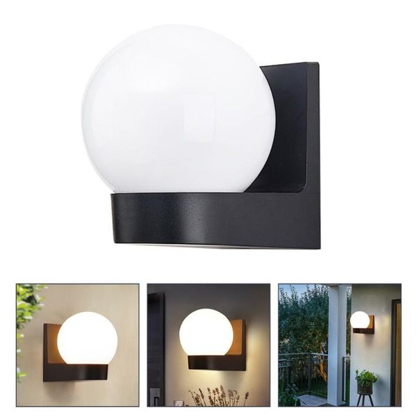 

1pc outdoor garden wall light led yard decorative exterior porch lamp