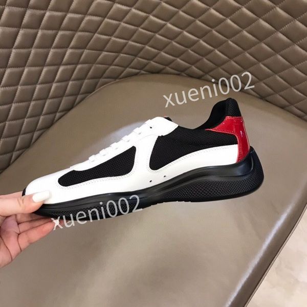 

2022 luxury designer sneakers boots mens shoes genuine leather trainers leisure sports double air permeable imported calfskin 39-44 rd211016, Black