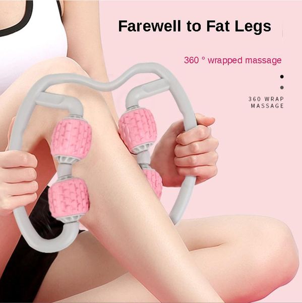 

leg muscle massage machine for arm waist with roller fitness accessories resistance bands