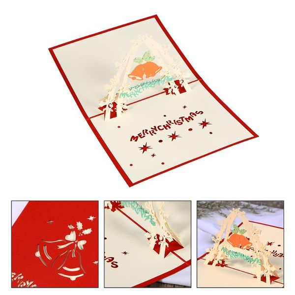 

greeting cards 5 pcs christmas paper 3d for party lovely