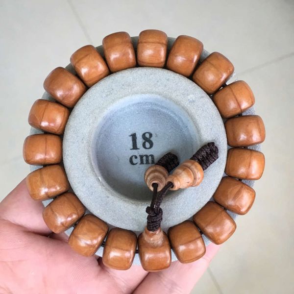 

wutai mountain liudao wooden bracelet with the same material, Black