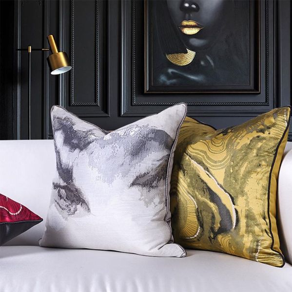 

cushion/decorative pillow trending geometric decorative throw pillow/almofadas case 30x50 45 50,unusual yellow black pink cushion cover home