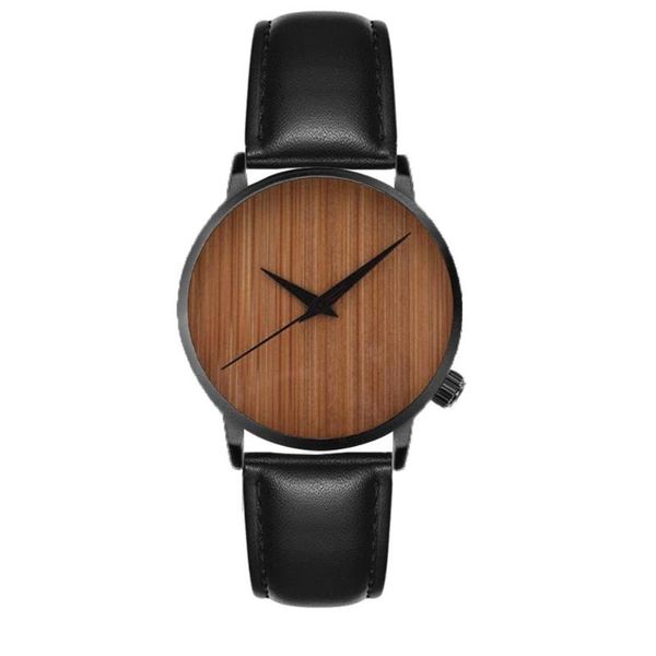 

wristwatches casual fashion wooden watch men's and women's bamboo, Slivery;brown