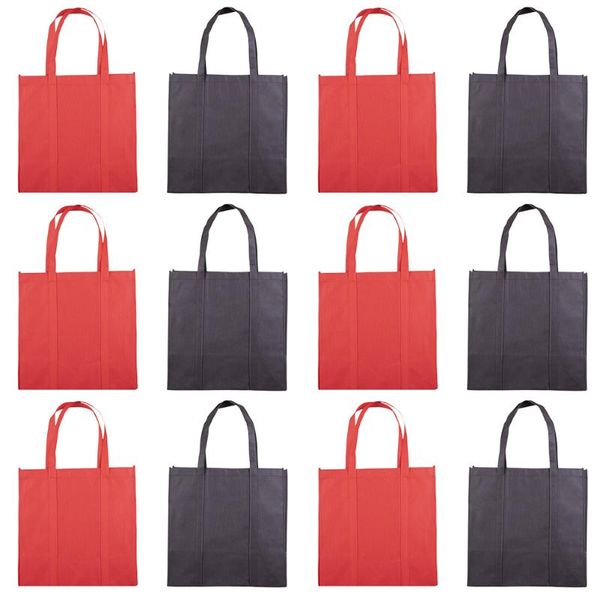 

storage bags 25pcs foldable canvas reusable grocery tote portable shopping