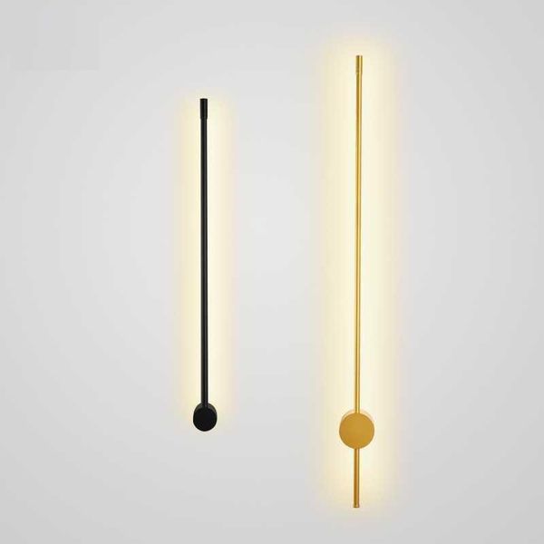

wall lamp nordic minimalist stylish modern living room bedroom line light personality creative corridor aisle led