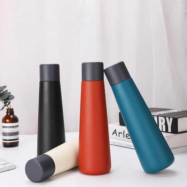 

stainless steel vacuum cup creative student ladies fashion portable high-end web celebrity small fresh office water bottles