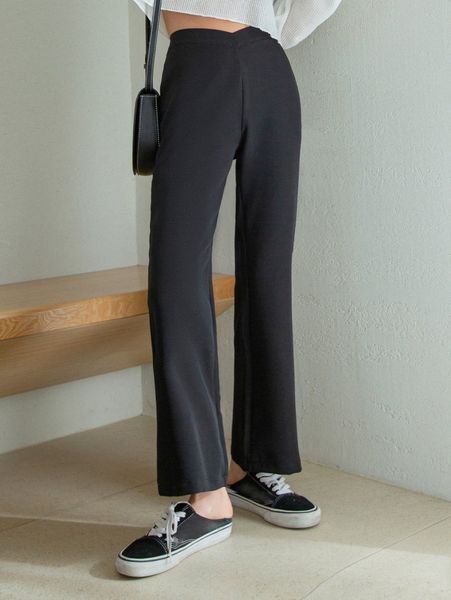 

dazy high waist flare leg pants t7yn#, Black;white