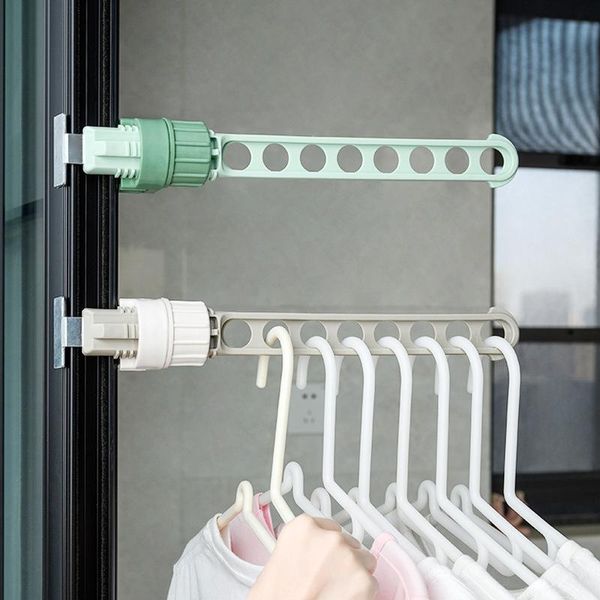 

hangers & racks clothing window frame hanger home storage finishing retractable indoor space saver clothes drying rack