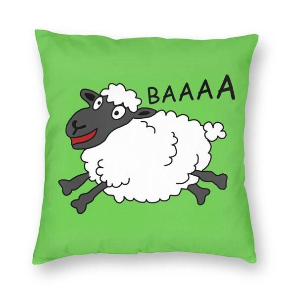 

luxury happy sheep throw pillow case home decor custom cartoon cushion cover 45x45 pillowcover for living room cushion/decorative
