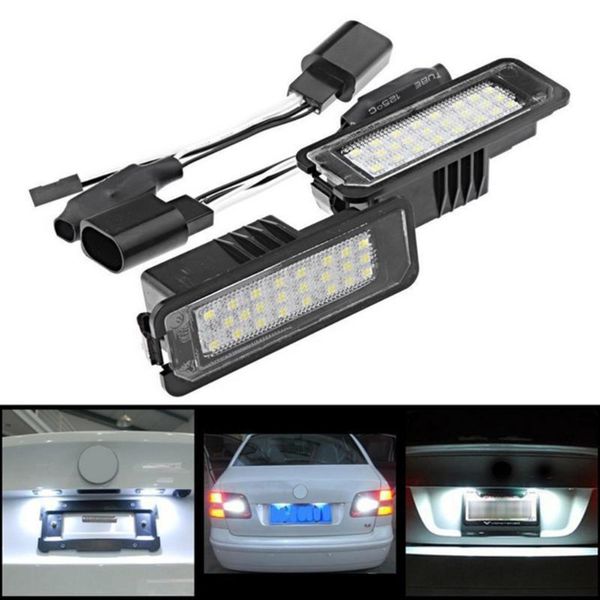 

emergency lights 2pcs 18-smd led license plate for car accessory supply