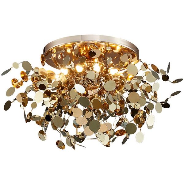 

modern ceiling chandelier for bedroom gold stainless steel light fixtures home decoration led chandeliers lighting lamp pendant lamps