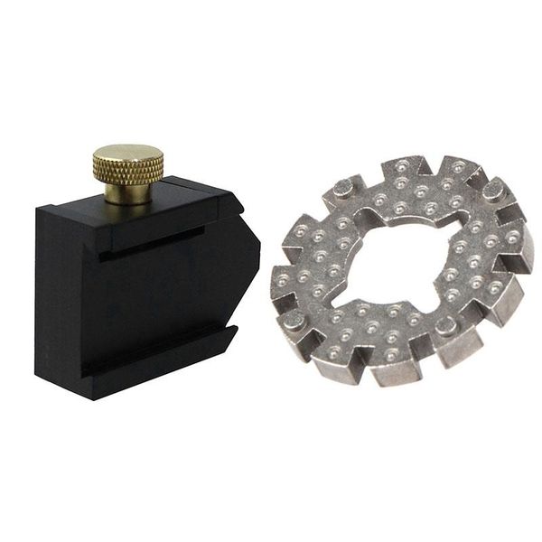 

car gps & accessories 2 pcs multi tools shank adapter 1 scriber steel ruler positioning block