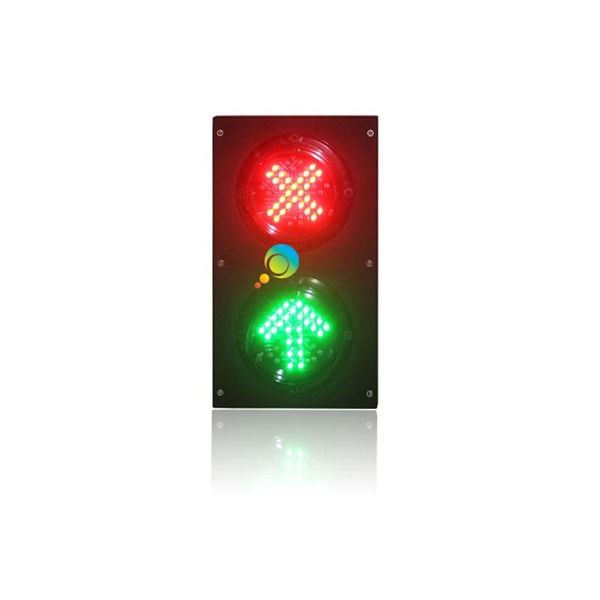 

parking lots 100mm red cross green arrow led traffic signal light