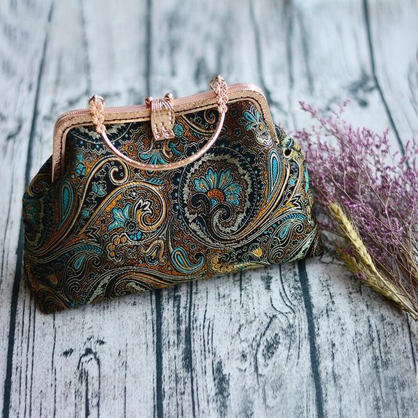 

evening bags custom jacquard handbag handmade bag ancient style brocade women handbags retro chinese