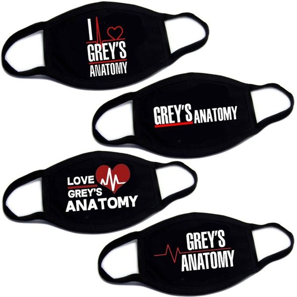 

mask black personality funny print dust proof warm washable cloth