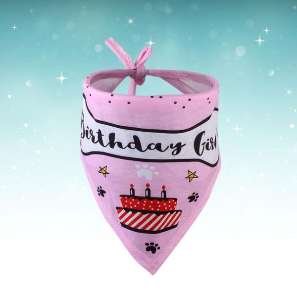 

cake pattern pet birthday collar bib creative adorable supplies dog saliva ) apparel