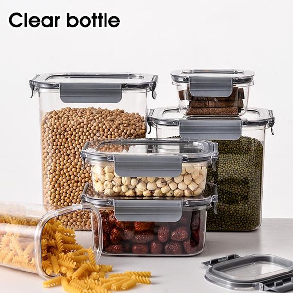 

storage bottles & jars 2600ml kitchen sealed jar plastic food containers multigrain tank dried fruit picnic tea lunch box