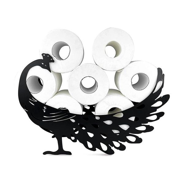 

toilet paper holders holder stand black metal bathroom tissue storage wall mounted standing shelf 8 rolls shelves