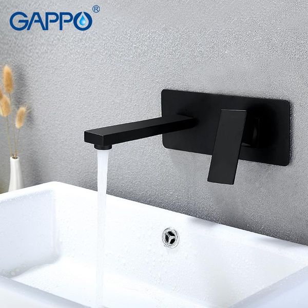 

bathroom sink faucets gappo basin black wall mounted faucet mixer tap bath water taps