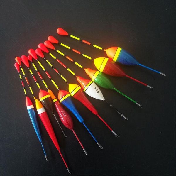 

fishing accessories 10pcs foam floats set nagao bobber light stick fluctuate mix size color float buoy for outdoor supplies