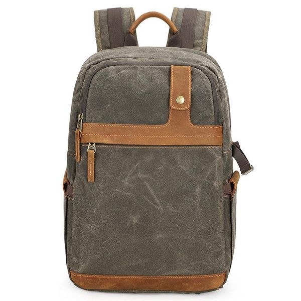 

backpack waterproof canvas pography outdoor camera bag slr digital lens