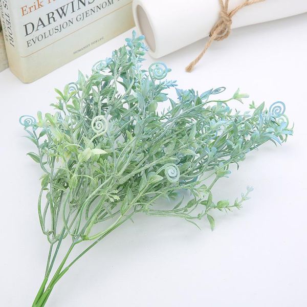 

decorative flowers & wreaths snow grass artificial plants wedding needlework brooch vases for home decor christmas garland