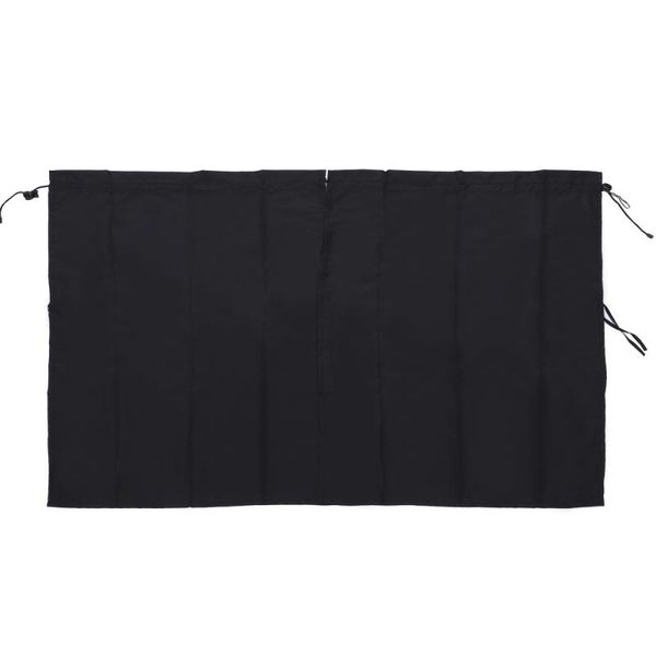

curtain & drapes simple car interior divider commercial vehicle privacy (black)