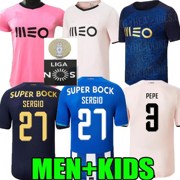 

21 22 fc porto goalkeeper soccer jerseys 2021 2022 home away pink pepe luis dÃ­az matheus mehdi maillots de foot marega otÃ¡vio sÃ©rgio men kid, Black;yellow