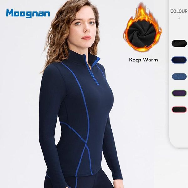 

yoga outfit women's lined thermal underwear set motorcycle skiing base layer winter warm long shirts & bottom suit