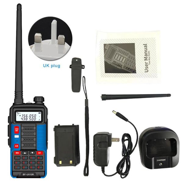 

walkie talkie station usb charging with backlight two way outdoor telecommunications camping vhf uhf radio 16w hunting dual band