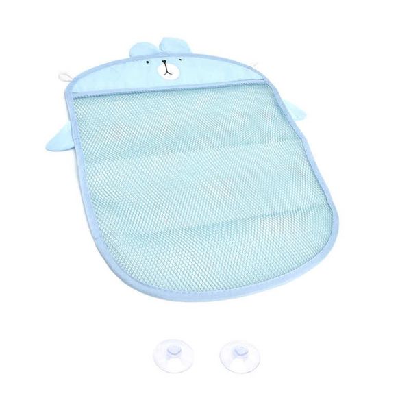 

life vest & buoy bath toy organizer hanging storage bag mesh net with strong suction cup for personal care items baby toys