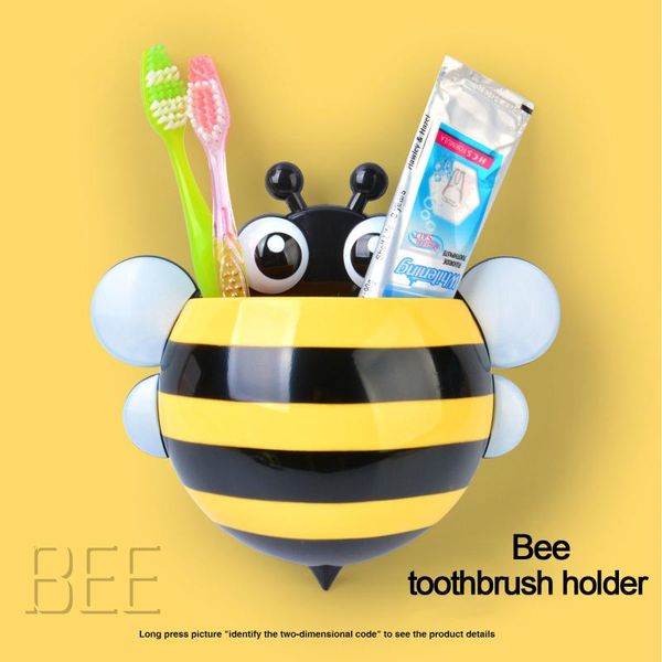 

toothbrush holders holder toothpaste box with suction cup storage racks bathroom qw