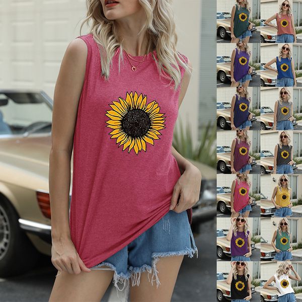 

summer t shirt yitan women's cute girl stamping vest funny, White