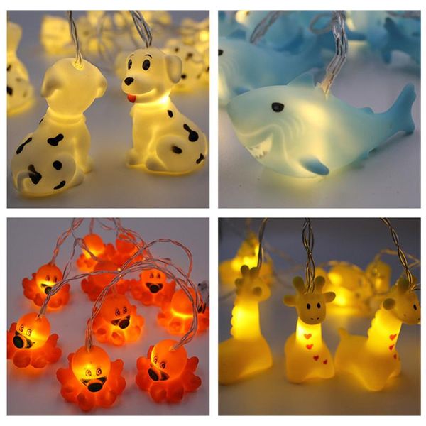 

cute soft 10led string light battery powered home party xmas decoration night lamp kids bedroom decor lighting gifts indoor led strips