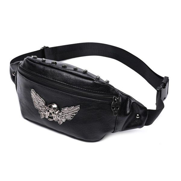 

leather chest waist bag fanny pack mens bags pochete para corrida hip bolso de hombro hombre bumbag bauchtasche herren