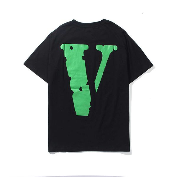 

big v t-shirt behind hip-hop fashion brand, White