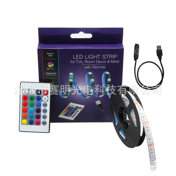 

24 30 5050 with 24 key 5vrgb bar usb atmosphere light