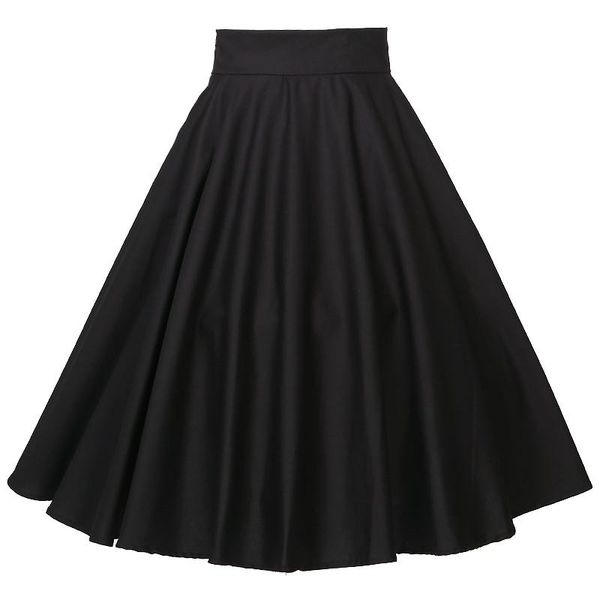 

skirts swing dance party girl full circle black bohemian cotton xxxl plus size european design 50s high waist skirt